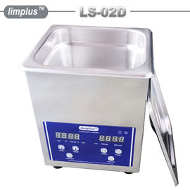 เครื่องทำความร้อน 60 วัตต์ Limplus 2 ลิตร Top Table Top ทำความสะอาดอัลตราโซนิกความถี่ 40kHz สำหรับนาฬิกาข้อมือ