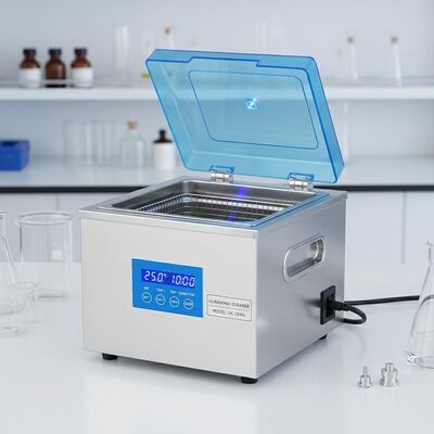 ถังทำความสะอาด 2.5 ลิตร เครื่องทำความสะอาดอัลตราโซนิกแบบตั้งโต๊ะ เสียงรบกวนต่ำ เหมาะสำหรับห้องปฏิบัติการและอุตสาหกรรม