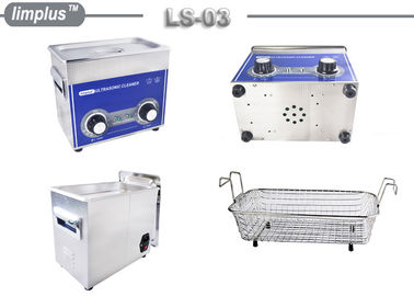 เครื่องทำความสะอาดอัลตราโซนิกบนโต๊ะ 3 ลิตรสำหรับทำความสะอาดนาฬิกา Lim Lim Clean